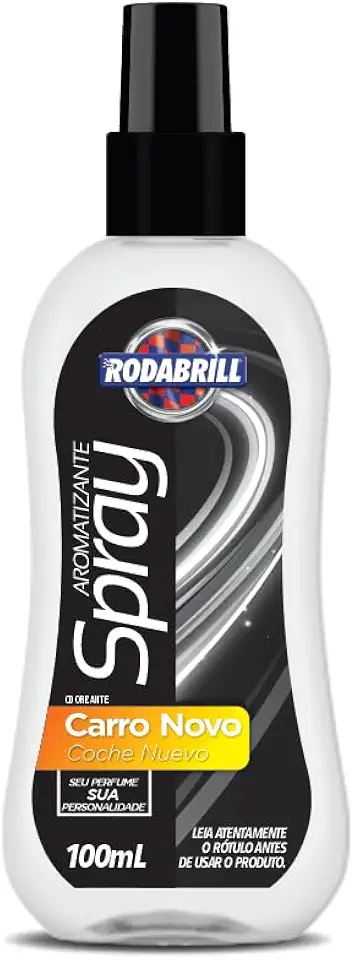 Aromatizante Spray Carro Novo 100Ml, Interbrilho