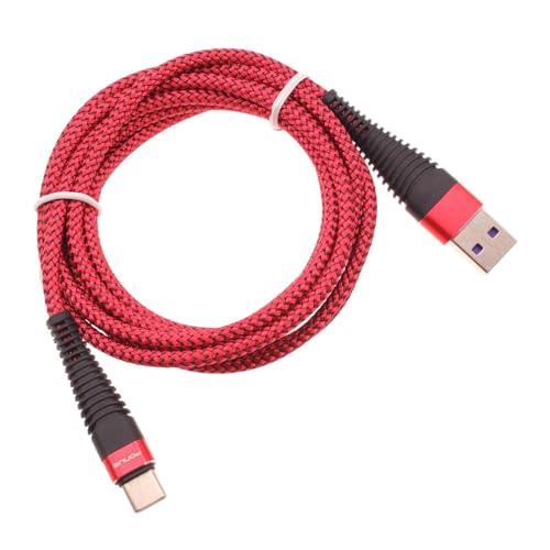 6ft USB Cable Type-C Charger Cord Compatible with Remarkable 2, Power Wire USB-C Long Red Braided