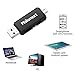 immagine 1Philonext, Lettore di schede di Memoria, Lettore di schede SD/Micro SD e Adattatore Micro USB OTG a USB 2.0 con Spina USB Standard Micro USB per PC e Notebook Smartphone/Tablet con Funzione OTG