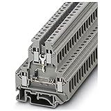PHOENIX CONTACT UKK 5-DIO/U-O Bauelementreihenklemme mit integrierter Diode, Schraubanschluss, 4 Anschlüsse, 0.2 mm² - 4 mm² Querschnitt, 24 - 12 AWG, 6.2 mm Breite, Grau, 50 Stück