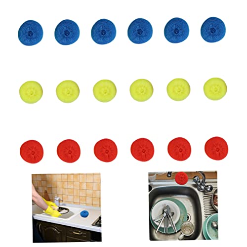 36Pcs Plastic Dish Scrubbers For Dishes Plastic Pot Round Scrubber Scouring Pad Nylon Dish Scrubber, Mesh Scouring Dish Pads Non Scratch Scrubbers #TOP6