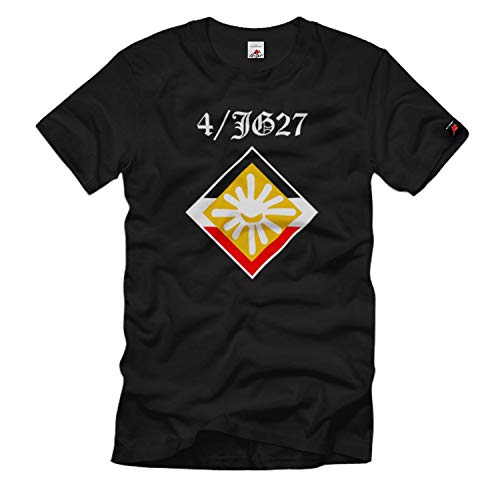 T-shirt Escadron de chasse 27 aux 4 armoiries de la saison historique JG27