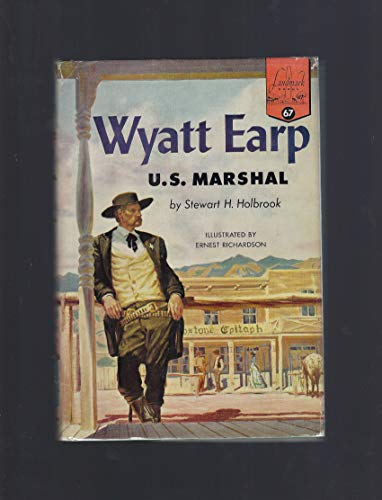 Wyatt Earp U. S. Marshall (Landmark Book Series... B000KTSSYG Book Cover