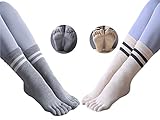 Homrap Non Slip Yoga Toe Socks for Women,Grip Socks for Pilates,Pure Barre, Ballet,Dance,Barefoot Wo