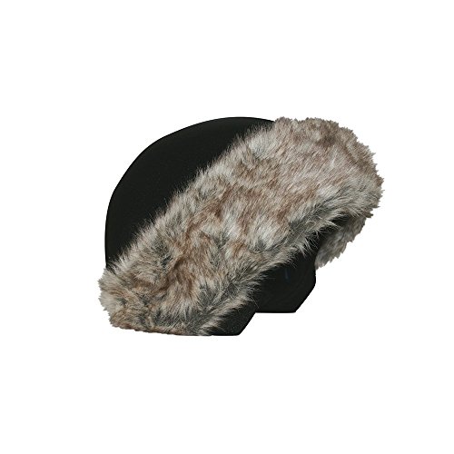 Couvre-casque EXCLUSIVE FOURRURE BRUN : isolation et style amovible