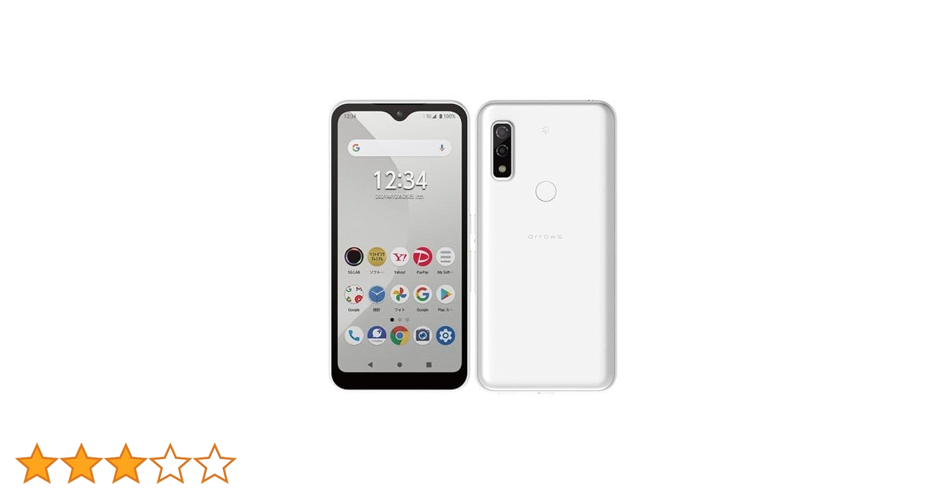 新品同様品 arrows We A101FC SIMフリー スマホ 富士通 新古品 A101FC arrows We ブラック SIMフリー