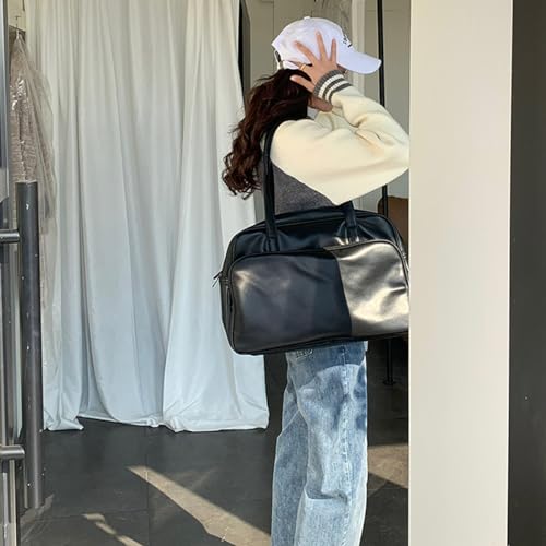 Korean version women's shoulder bag, women's large capacity PU leather shoulder bag, tote bag4