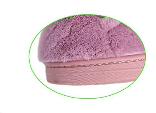 YILANLAN Women's Cartoon Animal Hippo Slippers - Winter Warm Furry Cute Home Slippers4