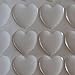 IGOGO 100 PCS Clear Heart Epoxy Stickers Adhesive Seal for Bottle Cap and Pendants 1-Inch