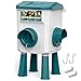 Mangeoire Poules Anti Nuisible 7kg, CHAMUTY Mangeoire Poule Automatique avec sans Gaspillage 2 Ports, Distributeur Graines Poules, Mangeoire Automatique Poule pour Poulets, Canards, Oies, Oiseaux