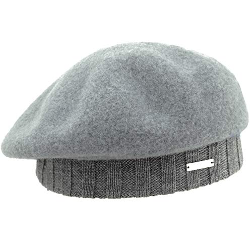 Bonnet de casque Seeberger fini le froid aux oreilles avec ce tricot gris femme