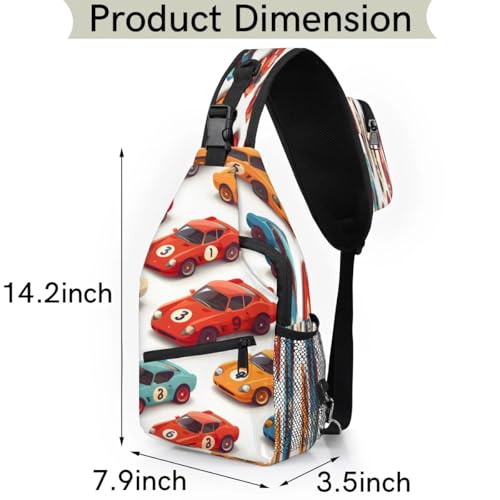 Bolsa sling unisex para viaje y senderismo 7.9x3.5x14.2 in miniatura 2