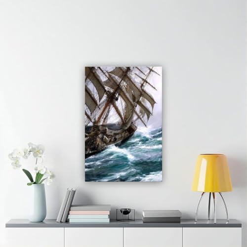Impression Wind in The Rigging Montague Dawson décoration murale premium - 6