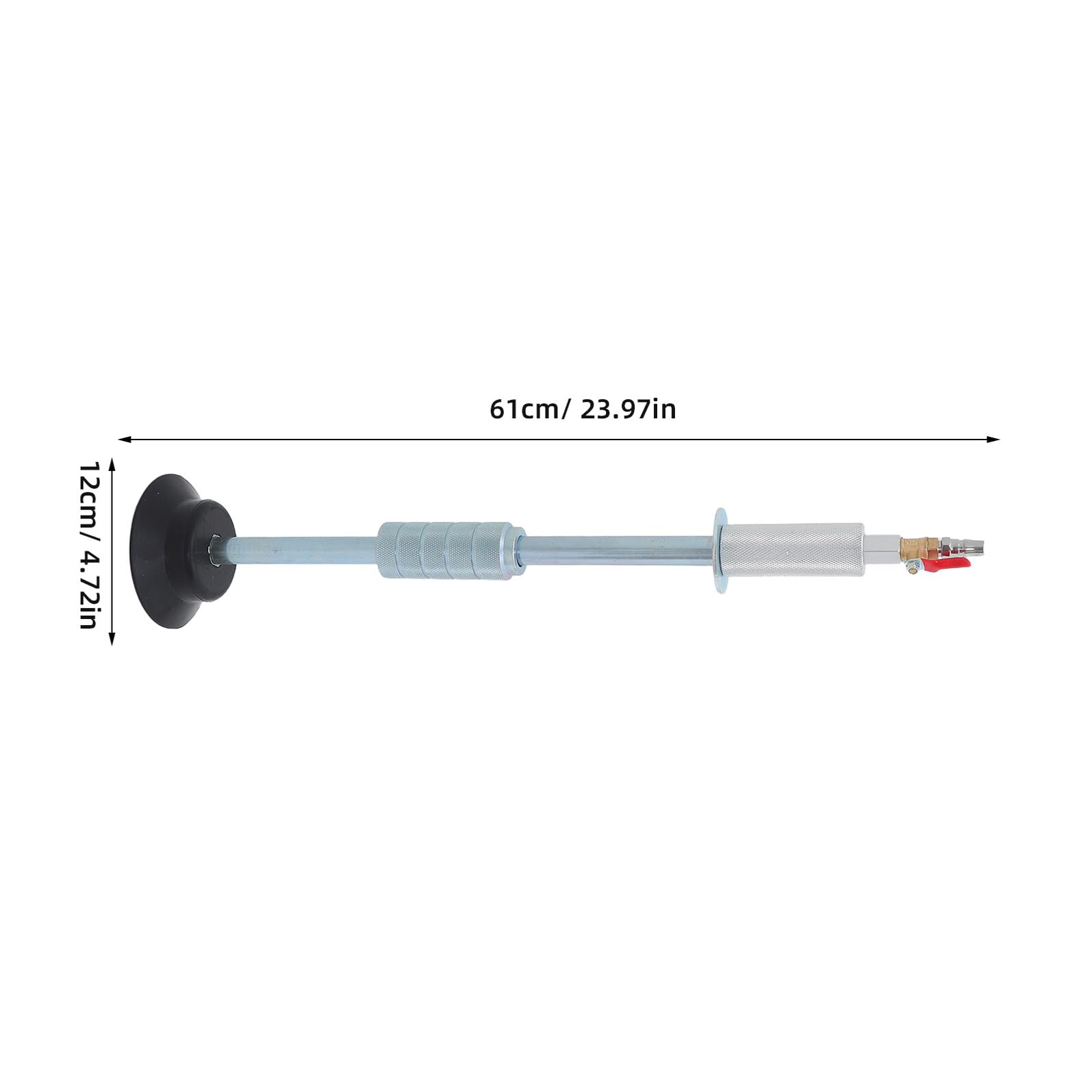 Cabilock Extracteur de Bosses à Ventouse Pneumatique Moyen Marteau à Inertie pour Réparation Carrosserie Automobile Outil de Débosselage par Aspiration pour Garages et Particuliers