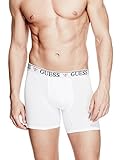 Guess Herren Hero Classic Cotton Stretch Boxer Briefs Slip, Optic White, Large