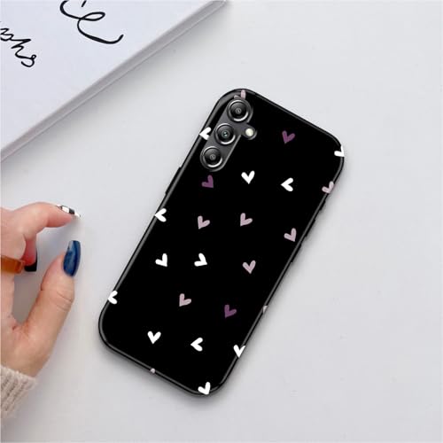 Image of COLORflow Back Cover Compatible with Samsung Galaxy A14 5G / 4G | Family of Hearts Customized | Glossy Armoured Bumper with Camera Protection Back Cover Compatible with Samsung Galaxy A14 5G / 4G