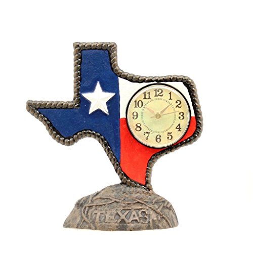Texas Cast Iron Desk Clock