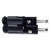 SODIAL Negro 8 Mm CNC Motocicleta Universal Pies Plegables para Los Pies...