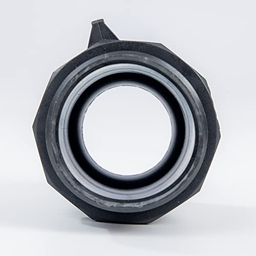 Quafwia 1 Pc Camlock Fittings Poly Standard Type F Camlock Couplings, 2" Male Adapter X 2" Male Thread 2 Inch Camlock Fittings Polypropylene Cam Groove Fitting #TOP5