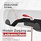 Roam-Wandhalterung, Schwarz, Einzelstück (1 STK.), kompatibel mit Sonos Roam, Roam 2 und Roam SL, inkl. Montageset, entworfen in Großbritannien