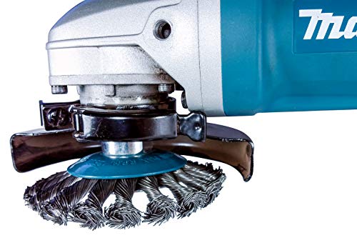 Makita 1 Piece - 4.5" Knotted Twist Wire Wheel Brush For 5"-9" Grinders - Heavy-Duty Conditioning For Metal - 4 1/2" x 5/8-Inch | 11 UNC by Makita - Used condition - Image 7