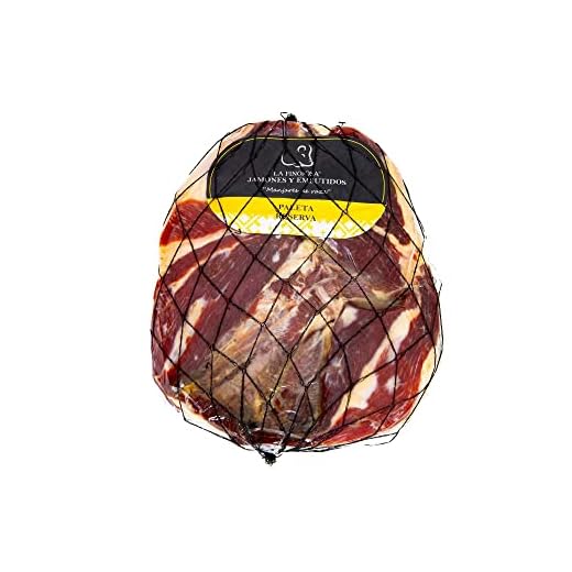 Paleta Reserva Deshuesada - Peso de 2,2 a 2,4 kg - Mínimo 16 Meses de Curación - Paletilla de Jamón - Aroma Intenso y Agradable - Posee un Sabor Dulce y Poco Salado - La Finojosa