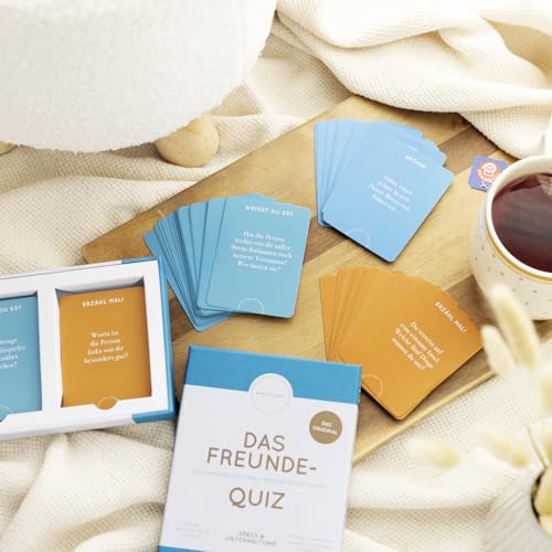 Erzähl mal! Das Freundequiz: Das Original. | Lerne deine Freunde besser kennen mit diesem Fragespiel für Freunde | mit 110 Fragen für 3-8 Spieler