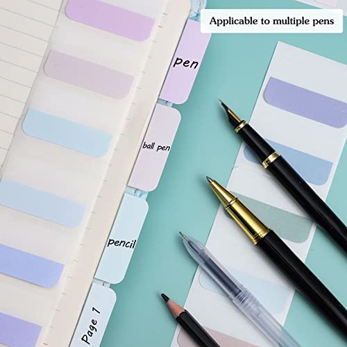 Image of 240 Pcs Sticky Index Tabs, Colored Book Sticky Tabs for Notebooks, Repositionable Page Tabs for Notebooks File Classification,12 Colors (1.8x1 Inch)