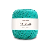 Coton Naturel Maxcolor 4/4 Par Círculo - 100 % Coton Brésilien Vierge (lot De 1 Pelote) - 369 Yds, 200 G - DK (3390