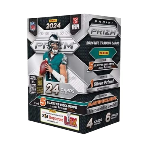 2024 Panini Prizm Football Blaster Box (Lazer) 24 Trading Cards