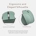 ASUS Wireless SmartO Mouse Silent Plus – Dual Mode (BT/2.4GHz), up to 3 Devices, Ergonomic, 4200 DPI, AA Battery Lasts up to 1 Year, Quiet Switches, Portable, for Productivity/Gaming - Oat Milk