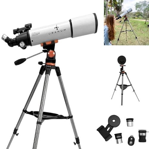 Telescópio Refrator 80/500mm Leo Observações Detalhadas Aglomerados De Estrelas Nebulosas Luas Plane