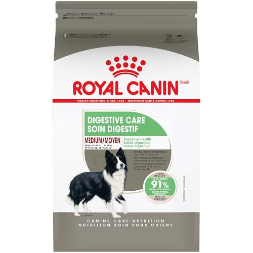Royal Canin Medium Digestive Care Dry Dog Food, 17 lb bag