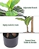 FLOWORLD Fiddle Leaf Fig Tree Artificial Plant 4FT Tall Faux Plants Indoor Fake Ficus Lyrata Plant in Pot Artificial Fig Trees for Home Office Store Room Decor Indoor Outdoor Housewarming Gift #4