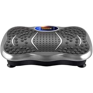 Vibration Plate Exercise Equipment Whole Body Shape Exercise Machine Vibration Platform Fit Massage Workout Trainer Max User Weight 330lbs Home Workout Equipment for Weight Loss