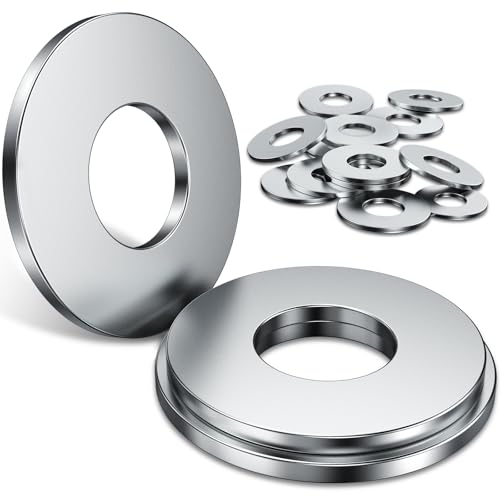 YOOPIN 30PCS M5 Washers, 304 Stainless Steel Washer for Screws, M5X15mm Penny washers, Assorted Washers for Bolts & Screws