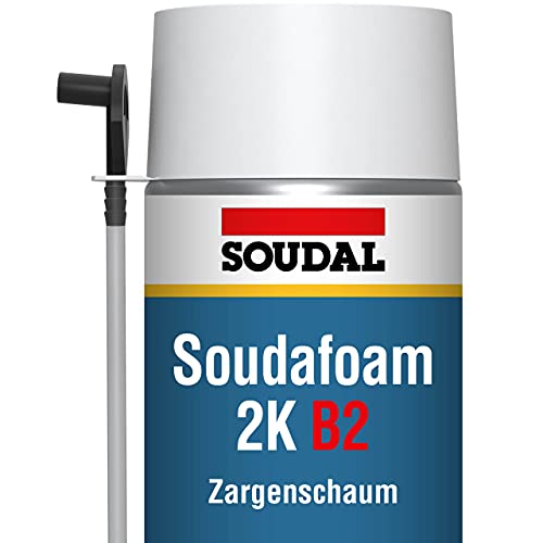 SOUDAL SOUDAFOAM B2 2K Schnellschaum | Profi PU - Adapterschaum 2K | Inhalt: 400ml