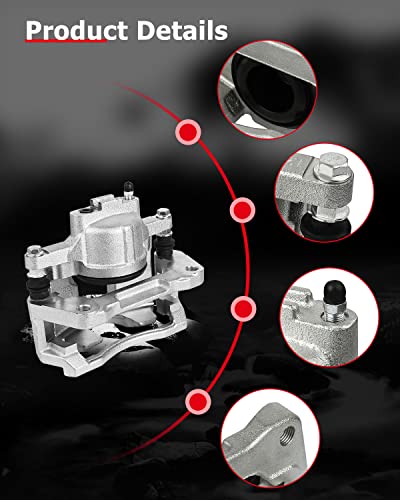 Image of cciyu Front Disc Brake Caliper w /Bracket 18B5045 For Chrysler For Town & Country,For Dodge For Grand Caravan /For Nitro,For Jeep For Liberty /For Wrangler,For Ram For C /V,For Volkswagen For Routan