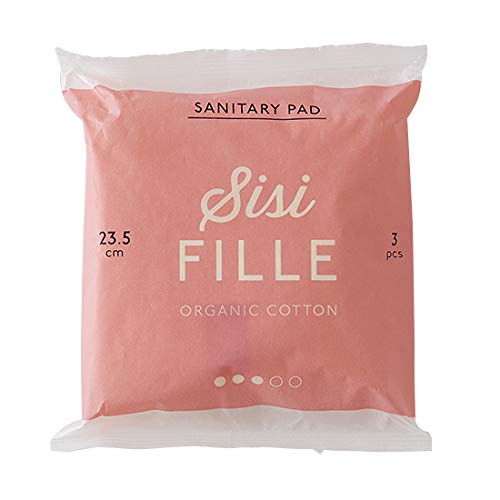 sisiFILLE（シシフィーユ） サニタリーパッド3個パック/23.5cm（羽つき）