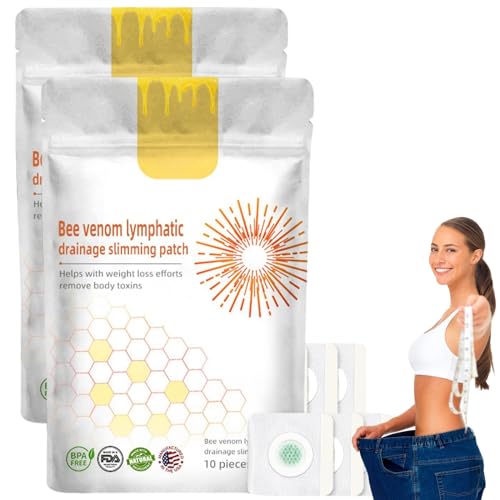 Parches Para Adelgazar,2 piezas,Slimming Patches,Parches Adelgazantes,Parches Adelgazantes de Veneno de Abeja,Slimming Patches Adelgazantes, Parches Adelgazantes Abdomen,Cintura Grasa de Barriga