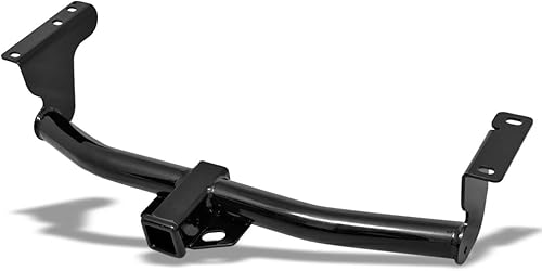 Clase 3 III - Tubo receptor negro de 2 pulgadas, parachoques trasero, enganche de remolque compatible con Murano 09-14