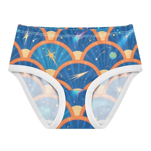 GuoChe Training Panties Stretchy Triangle Panties Breathable Underwear for Girls in Sizes 2T,3T, 4T, 5T, 6Y and 8Y