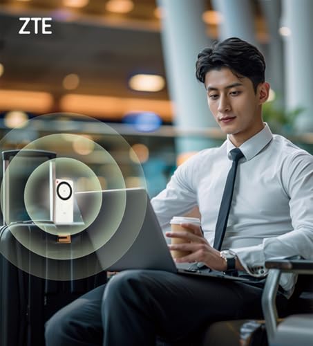 Image of ZTE U30 Air 5G Unlocked Dual Band Portable Pocket WiFi Router | SA /NSA| NFC | 5G Mobile Hotspot with Sim Card Slot | 4500 Mah Battery