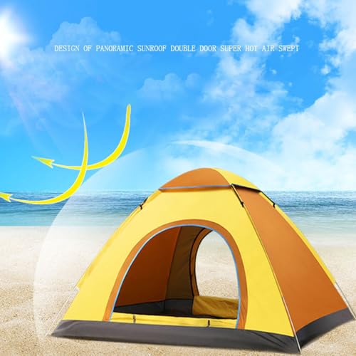 Carpa pop-up ligera para camping 3-4 personas 200x200x135cm miniatura 2