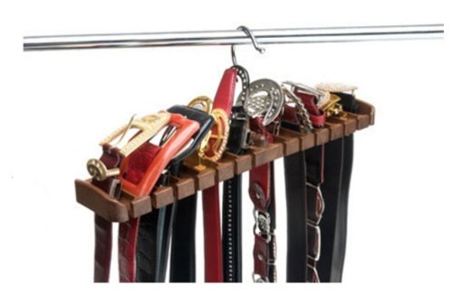 Belt hanger holder rack closet organizer storage