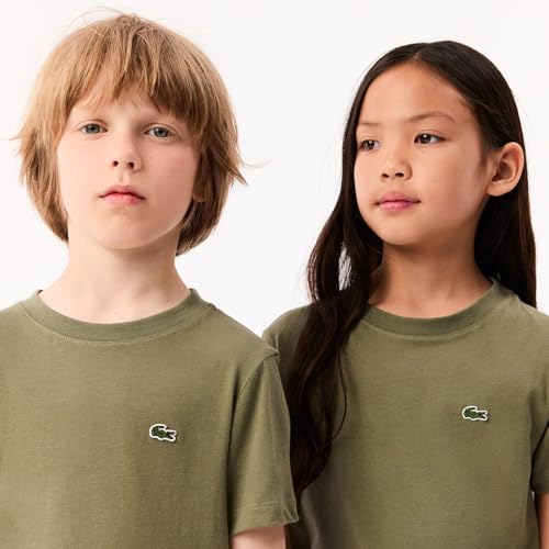 Lacoste Boys' Plain Cotton Jersey T-Shirt2