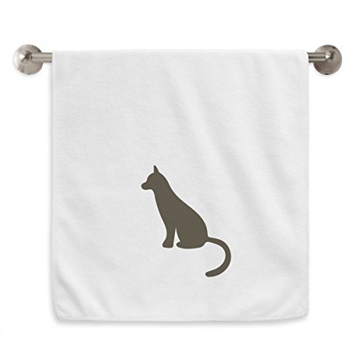 Serviettes moelleuses Chat Noir DIYthinker au design de diadème unique - 2