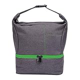 Hochwertiger Reißverschluss, die innere Trennwand kann flexibel verschoben werden