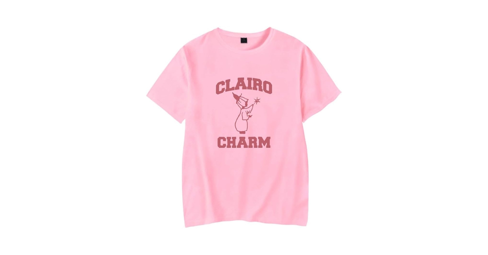 Clairo Charm 公式Tシャツ Mサイズ Amazon.com: Clairo Charm Tee Printed Shirt, Round Neck Short