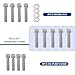 304 Stainless Steel Engine Bolt Kit 54pcs (7Pack) Compatible for Yamaha 1988-2006 Blaster 200 YFS200 Clutch Spring Clutch Bolts 10pcs (1Pack)